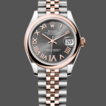 Rolex Datejust 31mm Stainless Steel and Rose Gold m278241 0030 Rhodium Roman VI Jubilee