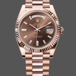 Rolex Day Date 40 18kt Everose Gold Rolex President Chocolate Dial m228235 0003