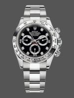 Rolex Cosmograph Daytona 116509 Black Dial White Gold 40MM Mens Replica Watch