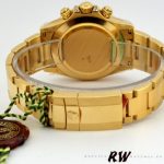 Rolex Daytona 116528 Rainbow Bezel Black Diamond Dial 40mm Mens Replica Watch - Image 5