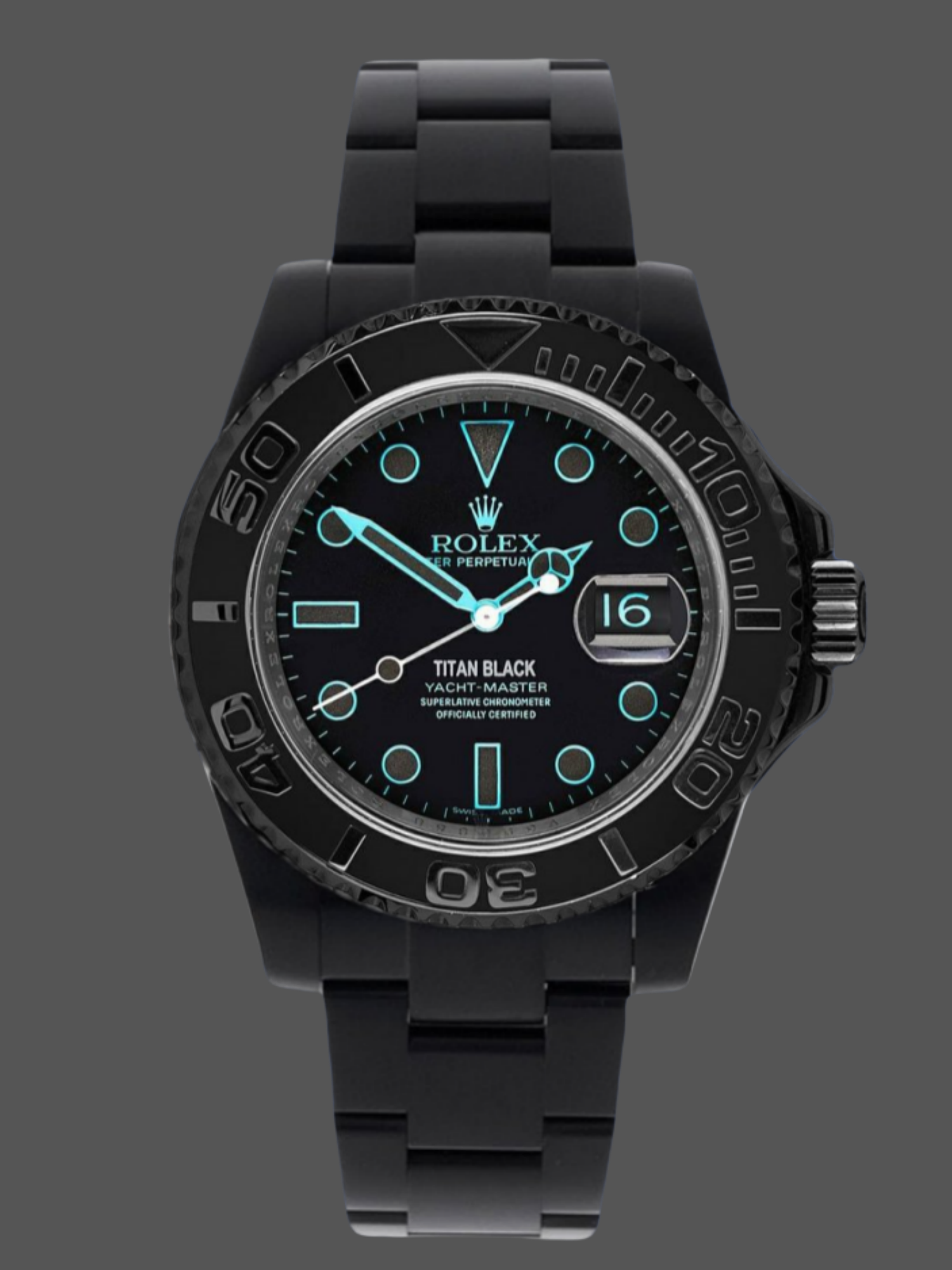 E913D89E-08E7-6BF8-9B12-D22114CD874F Rolex Yacht Master Steel Limited Edition 40mm 126622-0002 Black Venom Luxury Rebel - Image 1