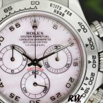 Rolex Daytona 116519 Rose MOP Arabic Pink Strap 40mm Mens Replica Watch - Image 4