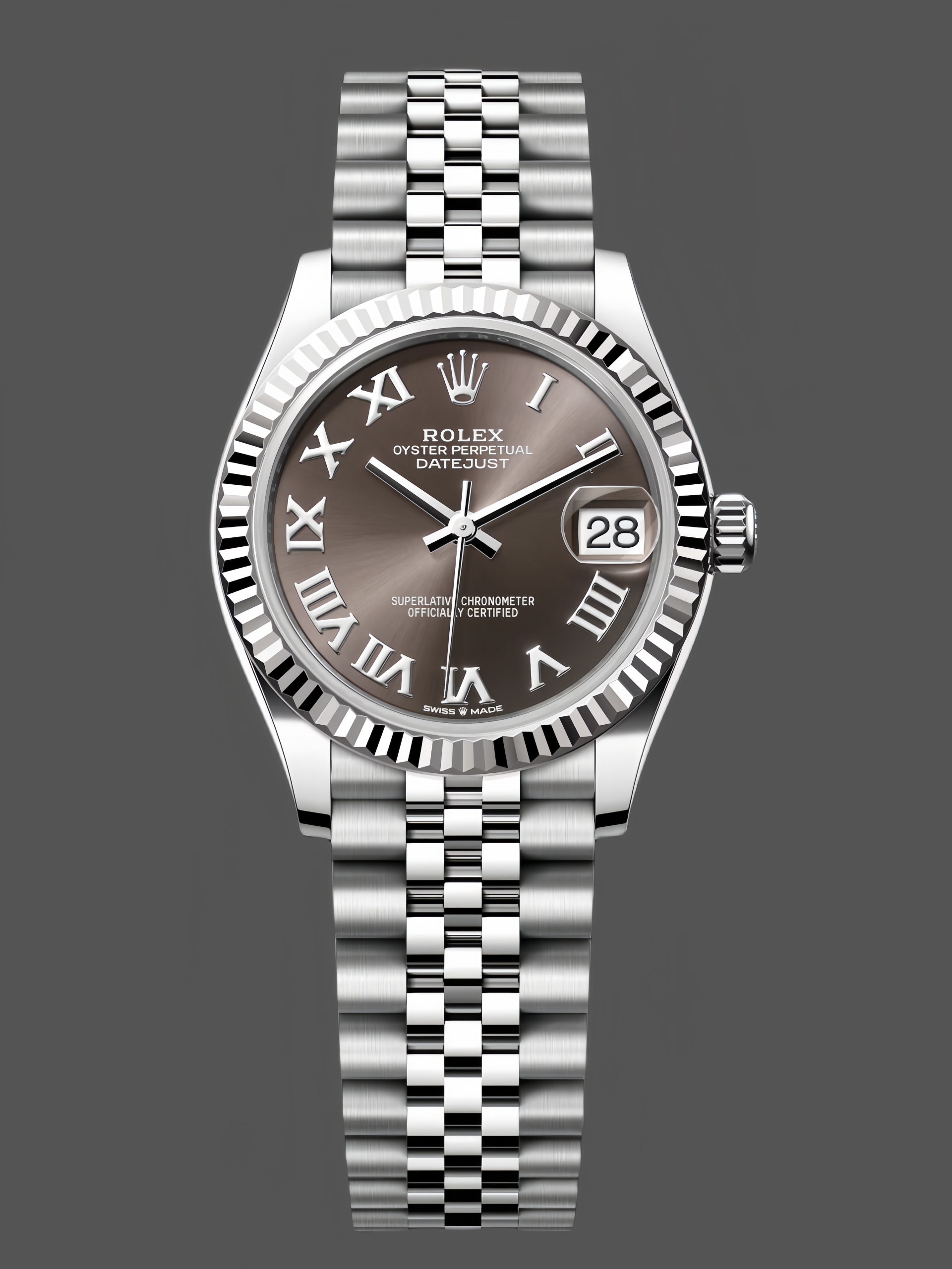 E9EAC248-A43B-A22C-F379-A578B2DD1CF0 Rolex Datejust 31 278274 0022 Oystersteel and White Gold Womens Watch - Image 1