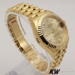 Rolex Datejust 279178 Champagne Fluted Bezel 28mm Lady Replica Watch - Image 2