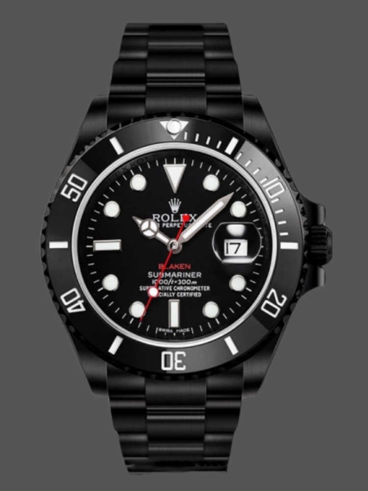 EA15F467-7932-883F-FA5F-6E6C7B386A44 Rolex Submariner 116610 Black Dial 40mm Mens Replica Watch - Image 1