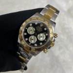 Rolex Two Tone Daytona 126503 0002 Black Diamond Replica Watch - Image 6