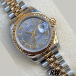 Rolex Datejust 179173 Grey Roman Numeral Dial 26MM Lady Replica Watch - Image 2