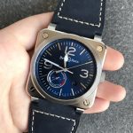 Bell & Ross INSTRUMENTS series BR0397-BL-SISCA2 Blue - Image 4