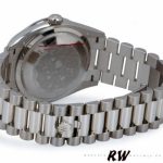 Rolex Day-Date 128349RBR White Roman Dial Diamond Bezel 36MM Unisex Replica Watch - Image 5