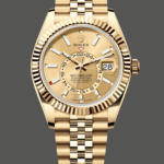 Rolex Sky-Dweller m336938-0004 Yellow Gold Champagne Dial 42mm Mens Replica Watch