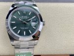 Rolex Datejust 41 Green Stick Dial Oyster m126300 0019 Men's Watch - Image 3
