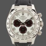 Rolex Daytona 116519 Panda Dial Black Leather Strap 40mm Mens Replica Watch