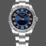 Rolex Oyster Perpetual Air-King 114234 Blue Dial Stainless Steel Oyster 34mm Unisex replica watch