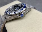 Rolex GMT Master AMG 126710BLRO 40mm With Dual Time Black Dial Diamond Watch - Image 9