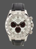 Rolex Daytona 116519 White Dial Black Eyes 40mm Mens Replica Watch