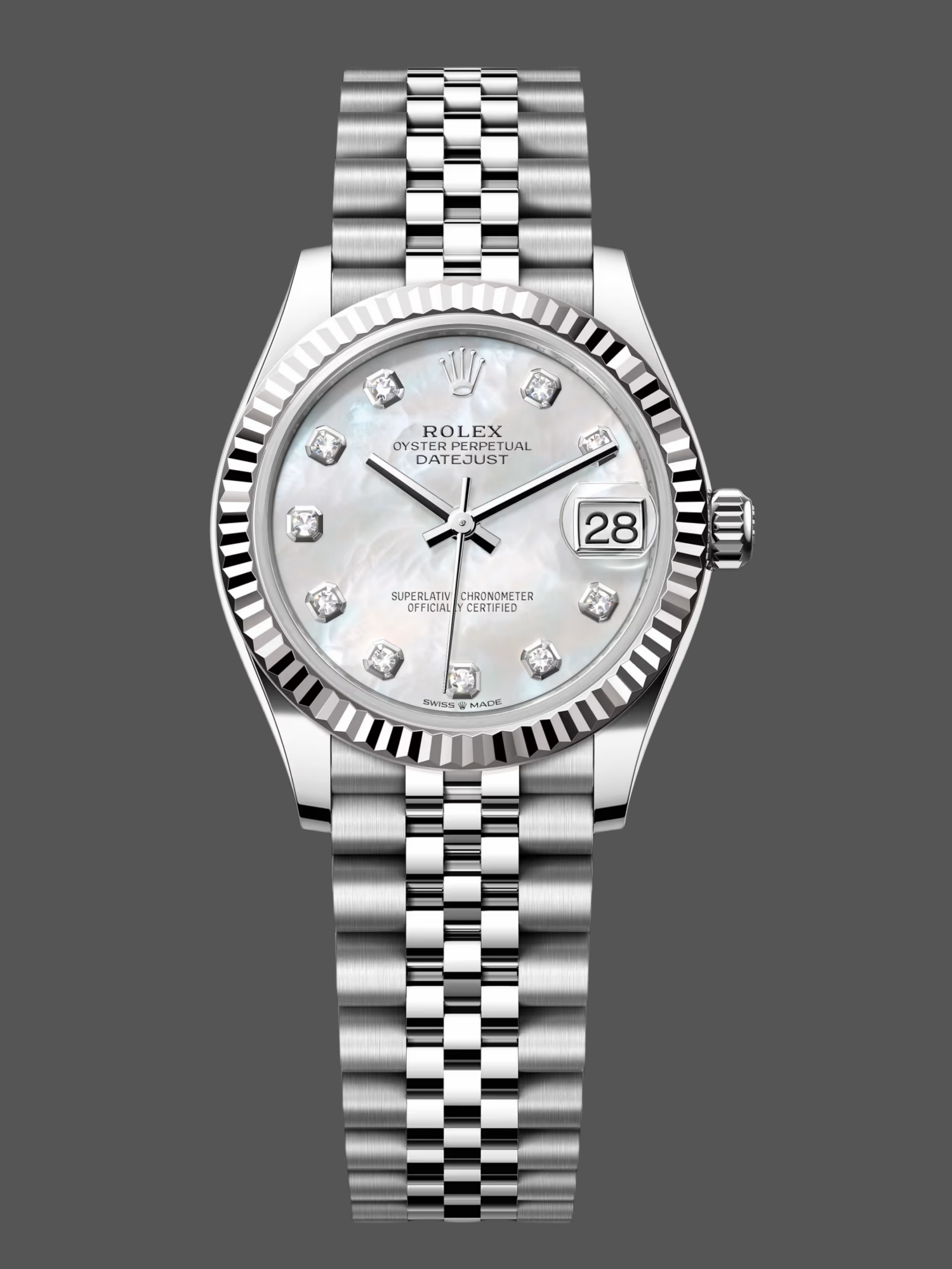 EDF6BD8D-2356-567D-27A2-79B7914BC5C2 Rolex Datejust 31 Steel & 18K White Gold 278274 0006 Women's Watch - Image 1