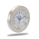 Rolex Yacht Master ll White & Silver Wall Clock - Image 3