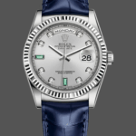 Rolex Day Date 36 White Gold Diamond Rhodium Dial 118139 0053