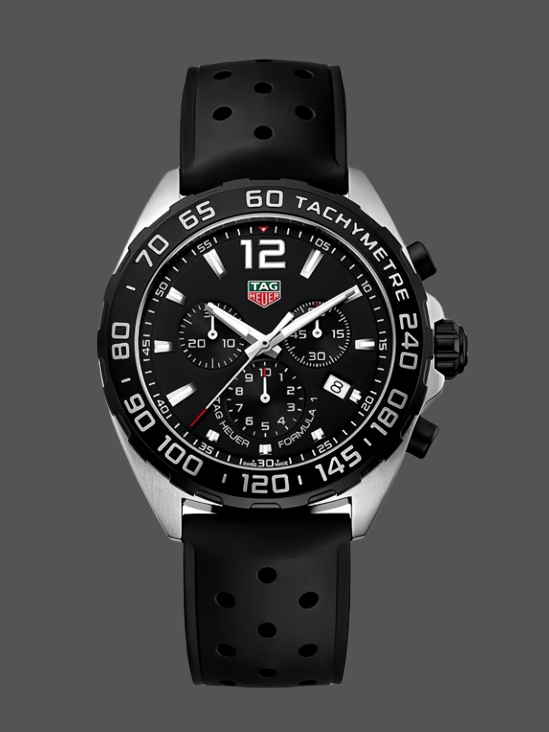 EEDE4646-C64B-6D91-3233-213B1CFC56B0 Tag Heuer Formula 1 Chronograph Black Dial CAZ1010.FT8024 Quartz 43mm - Image 1