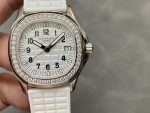Replica Patek Philippe Aquanaut White 5067A 024 36mm Lady Watch - Image 3