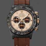 Rolex Daytona DIW Desert Eagle Arabic Carbon Fiber Customised Cream Dial 40 mm