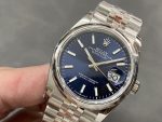 Rolex Datejust 126200 Blue Index Dial Jubilee Stainless Steel 36MM Unisex Replica Watch - Image 5