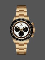 Rolex-Daytona 116528 Yellow Gold White Dial 40mm Mens Replica Watch