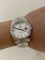 Rolex Day-Date 40 Platinum Meteorite Diamond Dial M228396TBR 0027 Men's Watch - Image 11