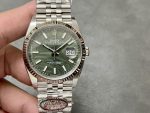 Rolex Datejust 36mm Fluted Bezel Green Palm Index Dial Jubilee 126234 0047 - Image 3