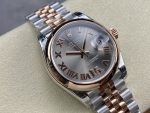 Rolex Datejust 31mm Stainless Steel and Rose Gold m278241 0030 Rhodium Roman VI Jubilee - Image 3