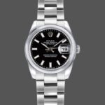 Rolex Datejust 179160 Domed Bezel Black Index Dial 26MM Lady Replica Watch
