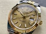 Rolex Datejust 126233 Champagne Motif dial Fluted Bezel 36MM Unisex Replica Watch - Image 5
