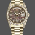 Rolex Day-Date 118388 Mother of Pearl Jubilee Diamond Dial 36mm Unisex Replica Watch