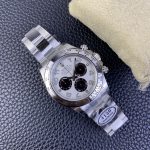 Rolex Cosmograph Daytona 116509 White Arabic Dial White Gold 40MM Mens Replica Watch - Image 8