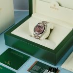 Rolex Day-Date 218239 Chocolate Brown Roman Numerals Dial White Gold 41MM Mens Replica Watch - Image 6