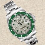 Rolex Submariner 116610 Diamond Paved Dial Automatic 40mm Mens Replica Watch - Image 3