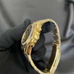 Rolex Daytona 40mm Yellow Gold Oyster Bracelet with Black Stick Dial 126508 0004 - Image 7