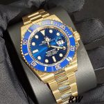 Rolex Submariner 126618LB Yellow Gold Blue Dial 41mm Mens Replica Watch - Image 12