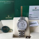 Rolex Datejust 178384 Meteorite Grey Dial Diamond Bezel 31MM Lady Replica Watch - Image 6