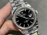 Rolex Day Date 40 Platinum Black Dial M228236 0003 Men's Watch - Image 4