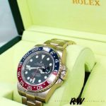 Rolex GMT Master II 116719BLRO White Gold Pepsi Black Dial 40mm Mens Replica Watch - Image 7