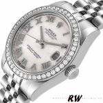 Rolex Datejust 178384 Pink Mother of Pearl Dial 31MM Lady Replica Watch - Image 4