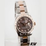 Rolex Datejust 178341 Black MOP Diamond Dial 31MM Lady Replica Watch - Image 3