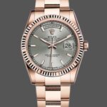 Rolex Day-Date 118235 Rhodium Grey Dial 36mm Unisex Replica Watch