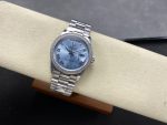 Rolex Day Date 36 Diamond Bezel Ice Blue Roman Dial m128396tbr 0019 - Image 6