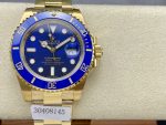 Rolex Submariner 116618 Yellow Gold Blue Dial 40mm Mens Replica Watch - Image 3