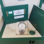Rolex Datejust 126200 Stainless Steel White Roman Dial 36MM Unisex Replica Watch - Image 6
