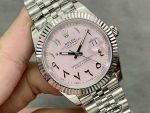 Rolex Datejust Middle Eastern Digital Pink Dial Fluted Bezel M126234 - Image 4
