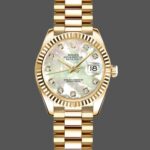 Rolex Datejust 179178 Mother of Pearl Diamonds Dial Yellow Gold 26MM Lady Replica Watch