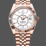 Rolex Sky Dweller 42mm Intense White Dial Fluted Bezel Jubilee Bracelet m336935 0007